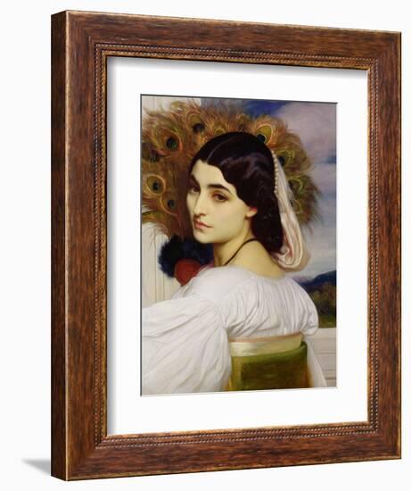 Pavonia, 1859-Frederick Leighton-Framed Giclee Print