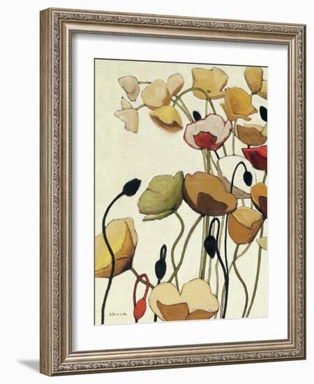 Pavots Ondule I-Shirley Novak-Framed Premium Giclee Print