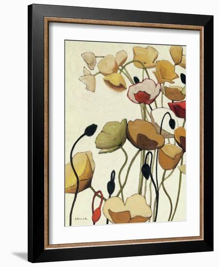 Pavots Ondule I-Shirley Novak-Framed Premium Giclee Print