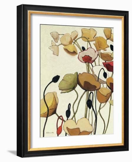 Pavots Ondule I-Shirley Novak-Framed Premium Giclee Print