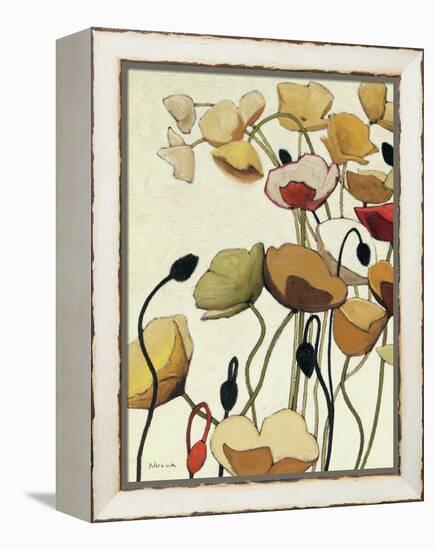 Pavots Ondule I-Shirley Novak-Framed Stretched Canvas