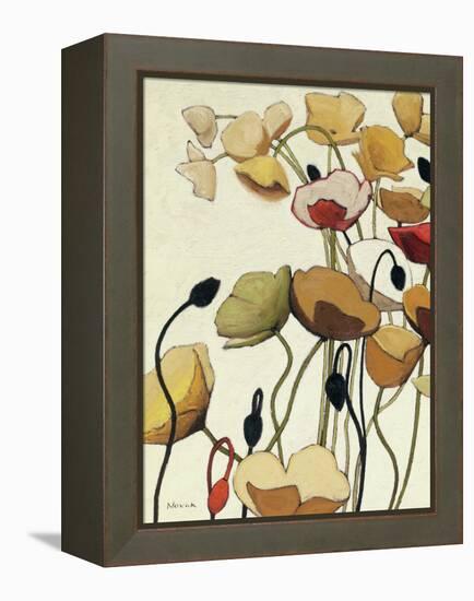 Pavots Ondule I-Shirley Novak-Framed Stretched Canvas