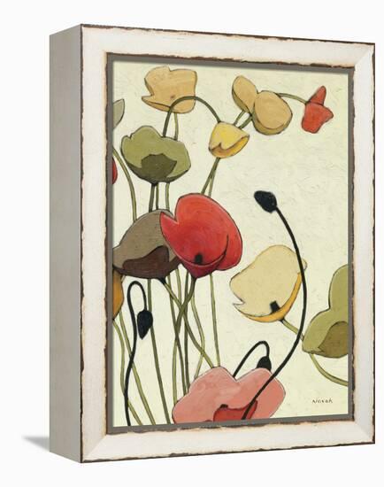 Pavots Ondule II-Shirley Novak-Framed Stretched Canvas