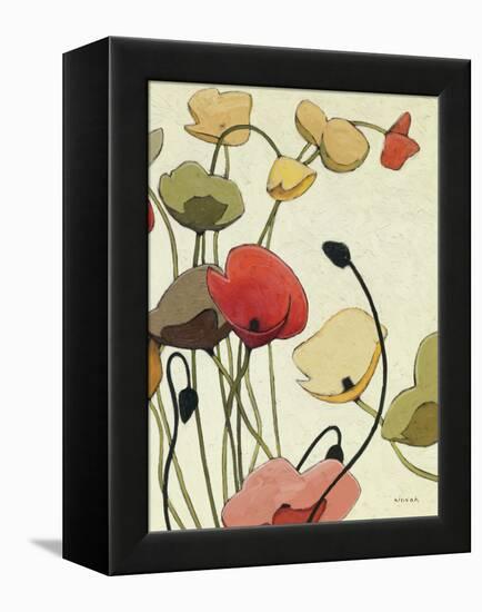 Pavots Ondule II-Shirley Novak-Framed Stretched Canvas