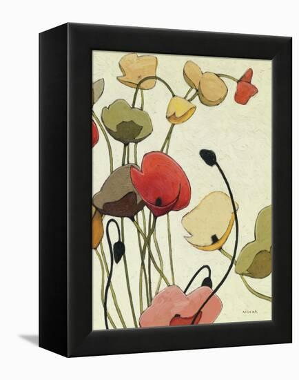 Pavots Ondule II-Shirley Novak-Framed Stretched Canvas