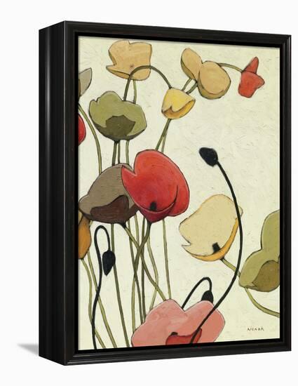 Pavots Ondule II-Shirley Novak-Framed Stretched Canvas