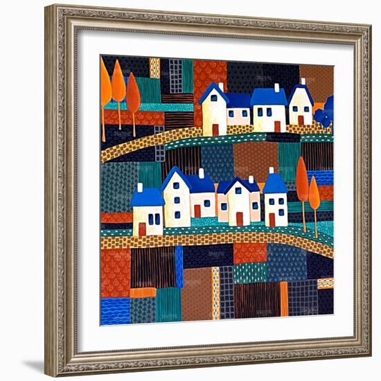 Pawlet Village-Lisa Frances Judd-Framed Art Print