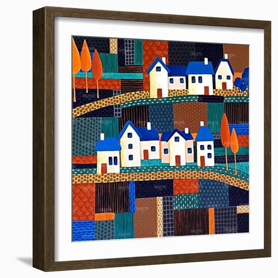 Pawlet Village-Lisa Frances Judd-Framed Art Print