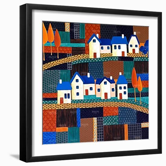Pawlet Village-Lisa Frances Judd-Framed Art Print
