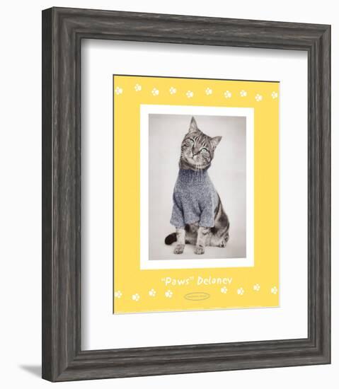 Paws Delaney-Rachael Hale-Framed Art Print