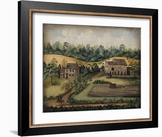 Paxson Farm-Barbara Jeffords-Framed Art Print