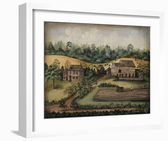 Paxson Farm-Barbara Jeffords-Framed Art Print