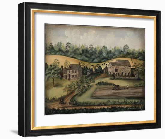 Paxson Farm-Barbara Jeffords-Framed Art Print