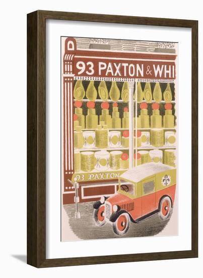 Paxton and Whitfield Cheesemongers, 1938-Eric Ravilious-Framed Giclee Print