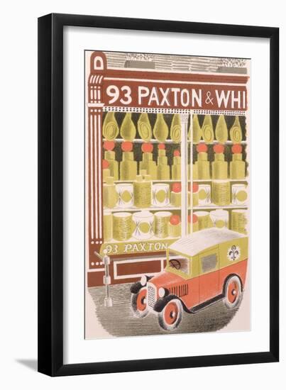 Paxton and Whitfield Cheesemongers, 1938-Eric Ravilious-Framed Giclee Print