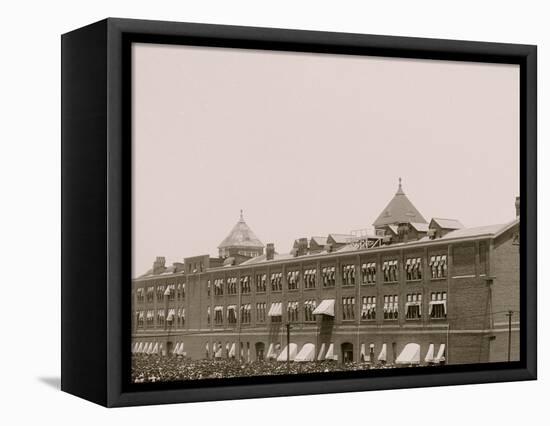 Pay Day at the Shipyard, Newport News, Va.-null-Framed Stretched Canvas