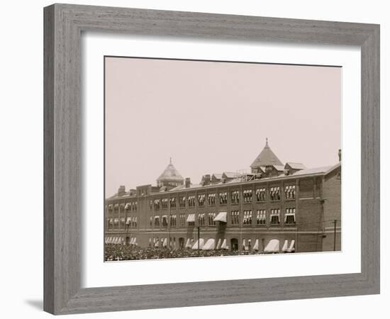 Pay Day at the Shipyard, Newport News, Va.-null-Framed Photo