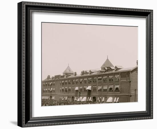 Pay Day at the Shipyard, Newport News, Va.-null-Framed Photo