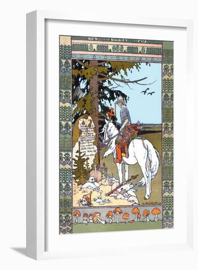 Pay Your Respects-Ivan Bilibin-Framed Art Print