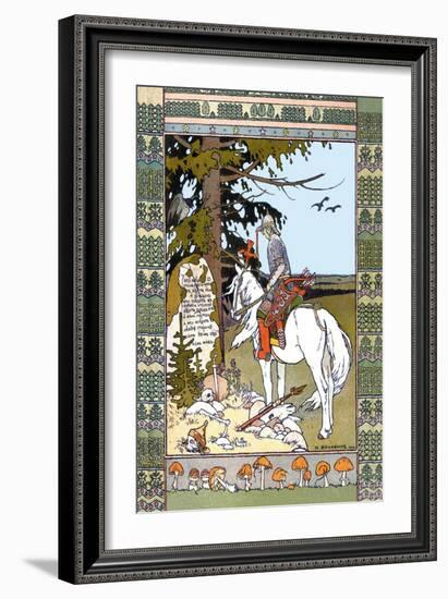 Pay Your Respects-Ivan Bilibin-Framed Art Print