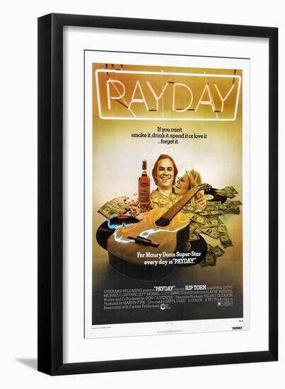 PAYDAY, US poster, from left: Rip Torn, Ahna Capri, 1973-null-Framed Premium Giclee Print