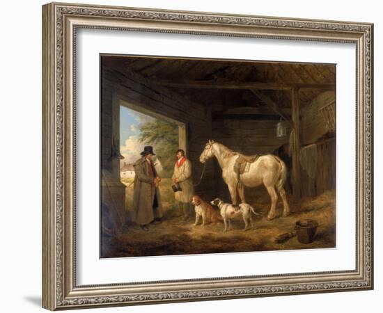 Paying the Ostler-George Morland-Framed Giclee Print