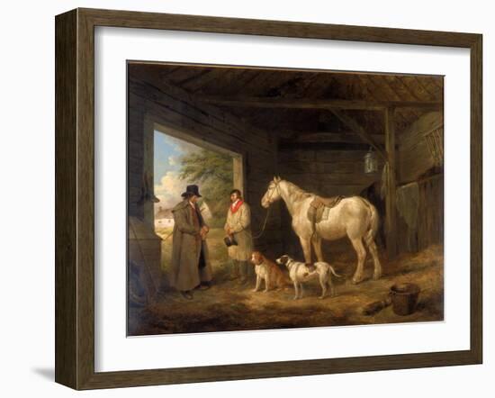 Paying the Ostler-George Morland-Framed Giclee Print