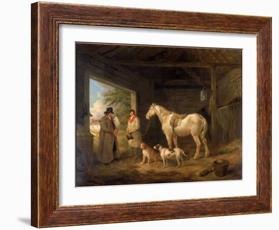 Paying the Ostler-George Morland-Framed Giclee Print