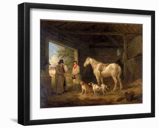 Paying the Ostler-George Morland-Framed Giclee Print