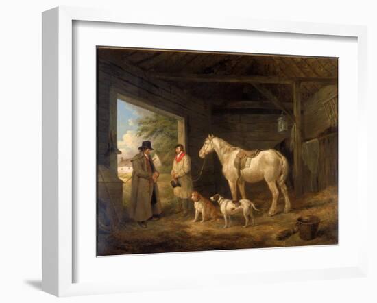 Paying the Ostler-George Morland-Framed Giclee Print