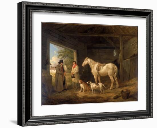 Paying the Ostler-George Morland-Framed Giclee Print