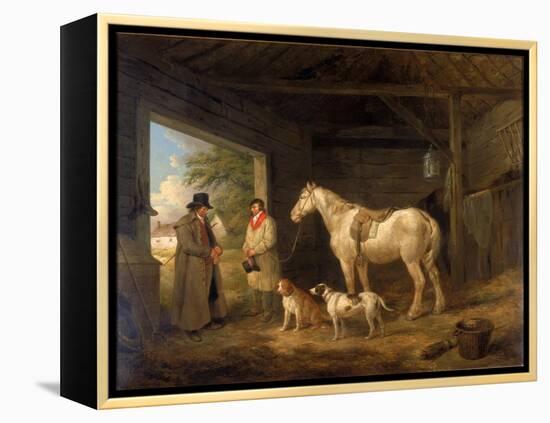 Paying the Ostler-George Morland-Framed Premier Image Canvas