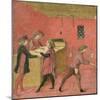 Payment of Salaries to the Night Watchmen in the Camera del Comune of Siena,1440-60-Italian School-Mounted Giclee Print
