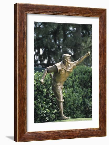 Payne Stewart Statue at Pinehurst-Dom Furore-Framed Premium Photographic Print