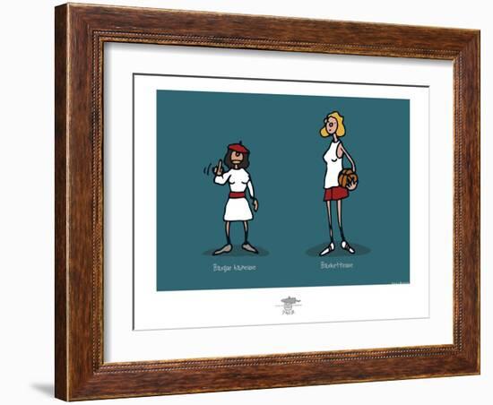 Pays B. - Basque haineuse-Sylvain Bichicchi-Framed Art Print