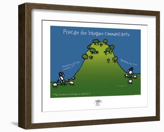 Pays B. - Basques communicants-Sylvain Bichicchi-Framed Art Print