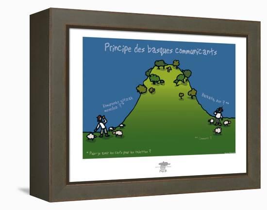 Pays B. - Basques communicants-Sylvain Bichicchi-Framed Stretched Canvas
