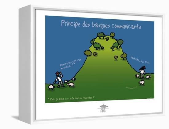 Pays B. - Basques communicants-Sylvain Bichicchi-Framed Stretched Canvas