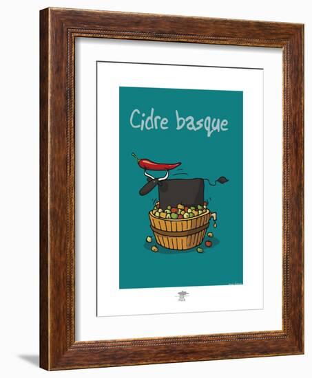 Pays B. - Cidre basque-Sylvain Bichicchi-Framed Art Print