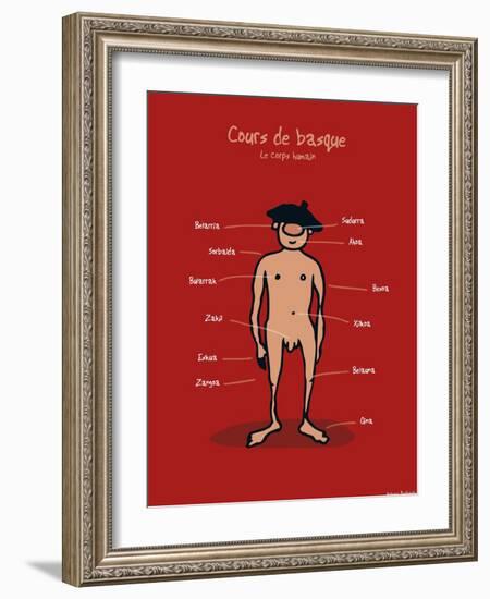 Pays B. - Cours de basque-Sylvain Bichicchi-Framed Art Print