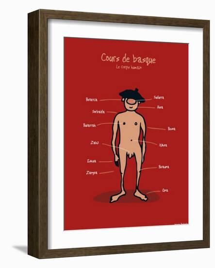 Pays B. - Cours de basque-Sylvain Bichicchi-Framed Art Print