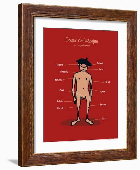 Pays B. - Cours de basque-Sylvain Bichicchi-Framed Art Print