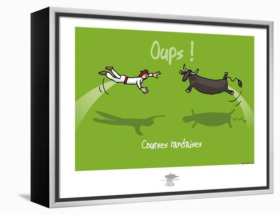 Pays B. - Courses landaise-Sylvain Bichicchi-Framed Stretched Canvas