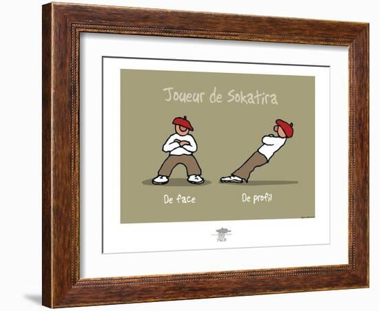 Pays B. - Joueur de Sokatira-Sylvain Bichicchi-Framed Art Print