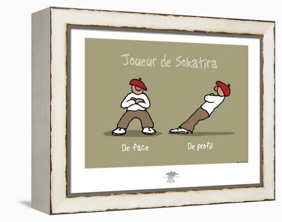 Pays B. - Joueur de Sokatira-Sylvain Bichicchi-Framed Stretched Canvas