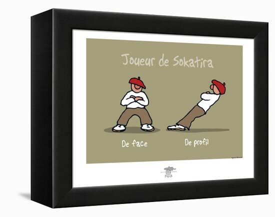 Pays B. - Joueur de Sokatira-Sylvain Bichicchi-Framed Stretched Canvas