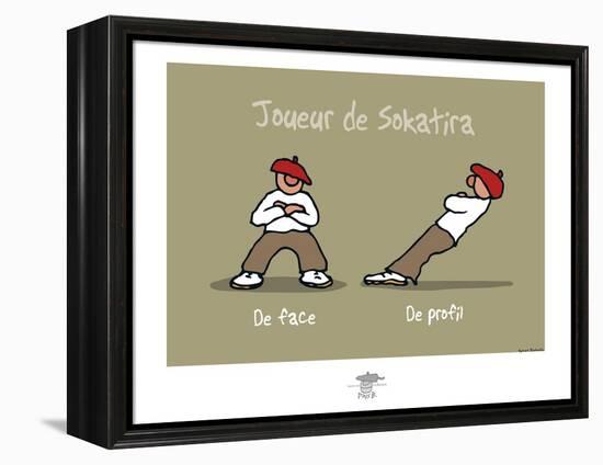 Pays B. - Joueur de Sokatira-Sylvain Bichicchi-Framed Stretched Canvas