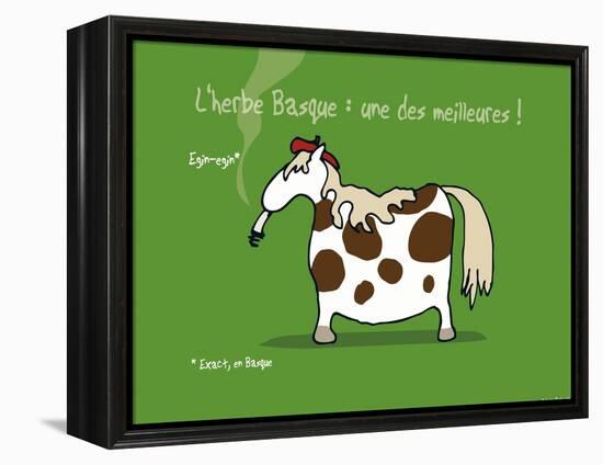 Pays B. - L'herbe basque-Sylvain Bichicchi-Framed Stretched Canvas