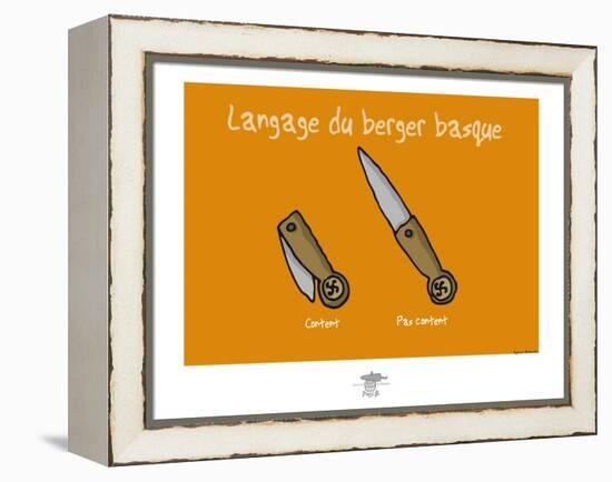 Pays B. - Langage du berger basque-Sylvain Bichicchi-Framed Stretched Canvas