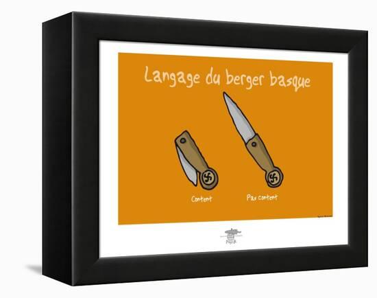 Pays B. - Langage du berger basque-Sylvain Bichicchi-Framed Stretched Canvas